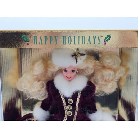 Barbie Holiday 1996 Christmas Happy Holidays Barbie Doll Mattel Special Edition